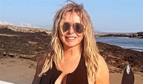 carol vordermans breasts|Carol Vorderman spills out of unzipped wetsuit in EYE